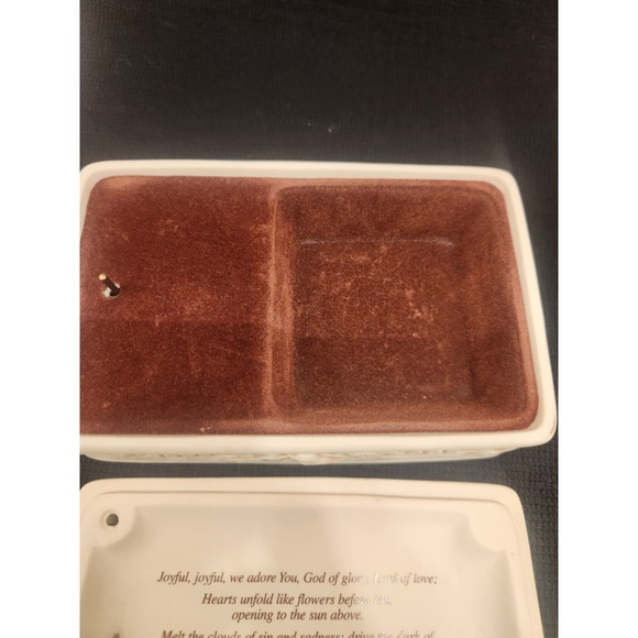 Vintage 2003 Sparrows Club Porcelain‎ Bird Music Trinket Box Plays "Ode to Joy" - Picture 9 of 13